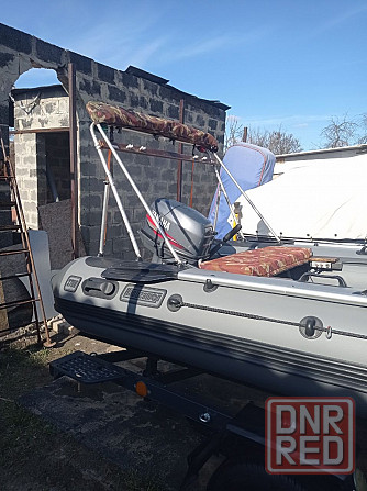 Лодка Риб навигатор 370 про. Мотор ямаха 25 Макеевка - изображение 2