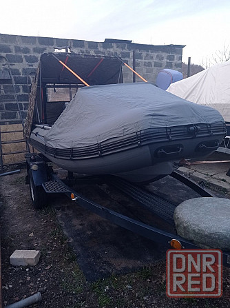 Лодка Риб навигатор 370 про. Мотор ямаха 25 Макеевка - изображение 4