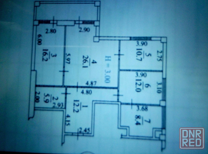 Продам 3 к.кв-ру в Приморском р-не, р-он р-ка Застава. Мариуполь - изображение 1