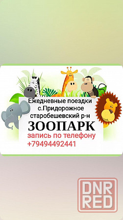 Поездки в зоопарк Придорожное Макеевка - изображение 1