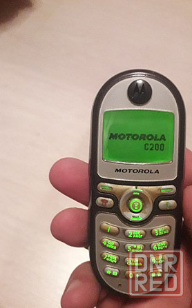 Motorola C200 рабочий с оригинальным зарядным Донецк - изображение 1