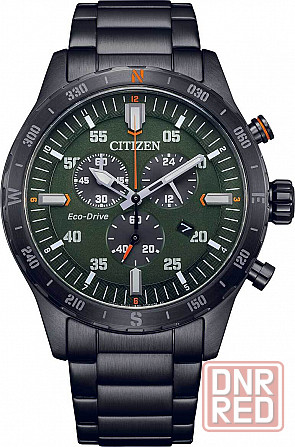 Японские наручные часы Citizen AT2527-80X с хронографом Донецк - изображение 1