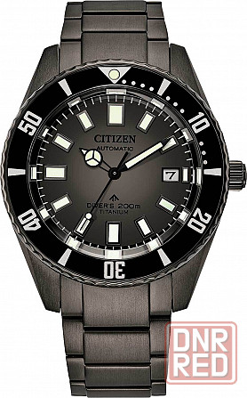 Японские механические титановые наручные часы Citizen NB6025-59H Донецк - изображение 1