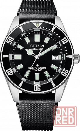 Японские механические титановые наручные часы Citizen NB6021-17E Донецк - изображение 1