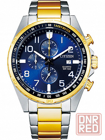 Японские наручные часы Citizen AN3654-50L с хронографом Донецк - изображение 1