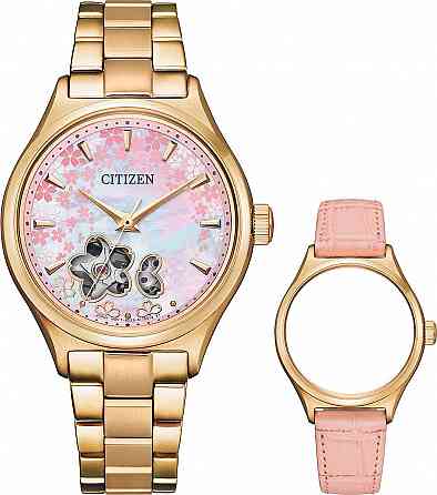Японские механические наручные часы Citizen PC1019-66Y Донецк