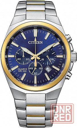 Японские наручные часы Citizen AN8176-52L с хронографом Донецк - изображение 1