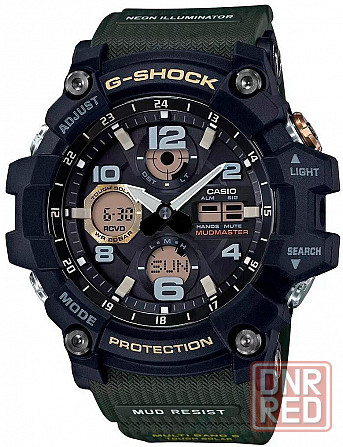 Японские наручные часы Casio G-SHOCK GWG-100-1A3 с хронографом Донецк - изображение 1