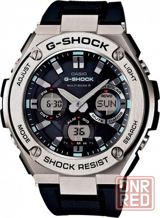 Японские наручные часы Casio G-SHOCK GST-W110-1A с хронографом Донецк - изображение 1