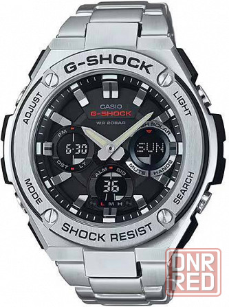 Японские наручные часы Casio G-SHOCK GST-S110D-1A с хронографом Донецк - изображение 1