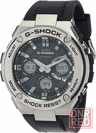 Японские наручные часы Casio G-SHOCK GST-S110-1A с хронографом Донецк - изображение 1