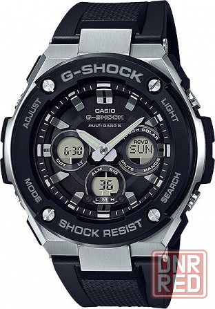 Японские наручные часы Casio G-SHOCK GST-W300-1A с хронографом Донецк - изображение 1