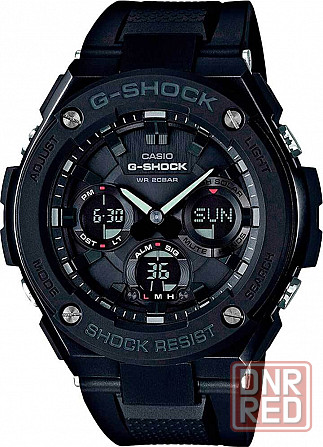 Японские наручные часы Casio G-SHOCK GST-S100G-1B с хронографом Донецк - изображение 1