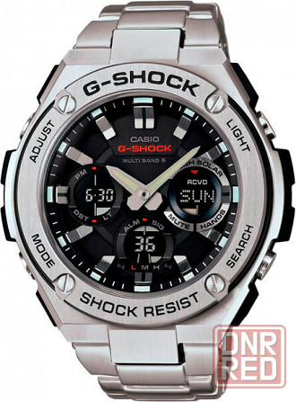 Японские наручные часы Casio G-SHOCK GST-W110D-1A с хронографом Донецк - изображение 1