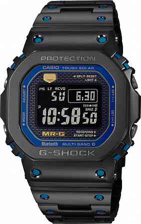 Японские титановые наручные часы Casio G-SHOCK MRG-B5000BA-1 с хронографом Донецк
