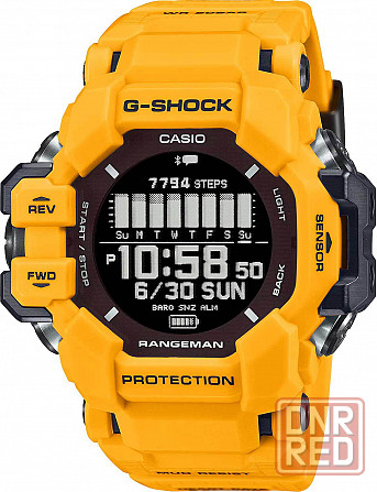 Японские умные часы Casio G-SHOCK GPR-H1000-9E с хронографом Донецк - изображение 1