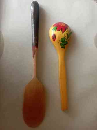 Деревянные ложки расписные Макеевка