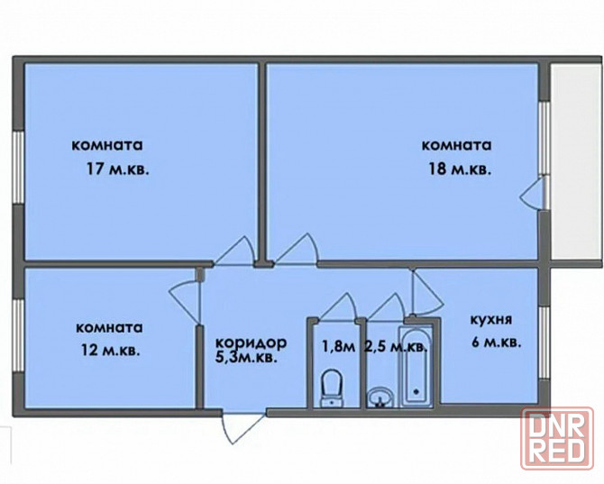 в продаже 3-комн. квартира в центральном районе Мариуполь - изображение 1