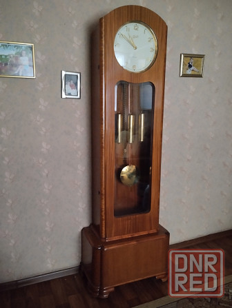 Продам напольные механические часы Янтарь с четвертным боем Макеевка - изображение 1