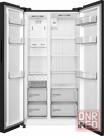 Холодильник двухкамерный Midea MDRS710FGE30 Side by Side черный (FNF, Inverter, Wi-Fi) Макеевка - изображение 2
