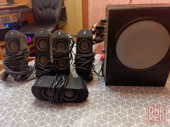 Продам акустику 5.1 Logitech X-530 Макеевка - изображение 1
