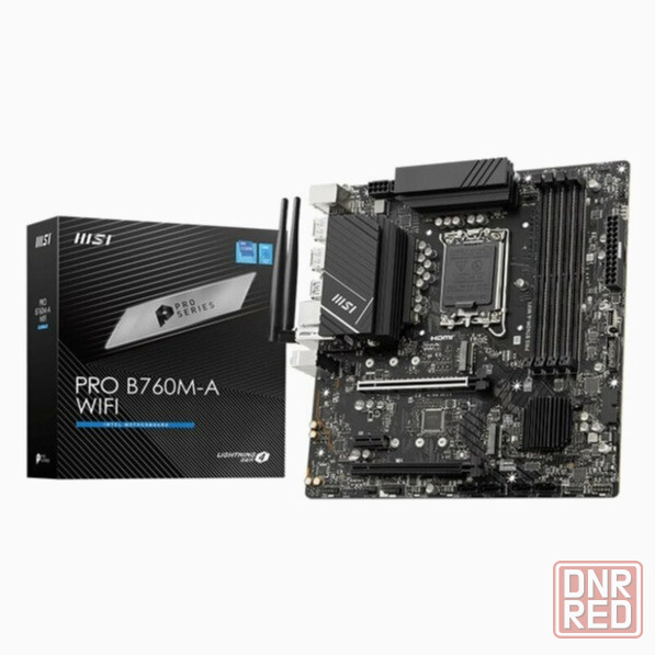 Материнская плата Msi Pro B760m-A Wifi Ddr5 Lga1700 (арт-6772) Донецк - изображение 1