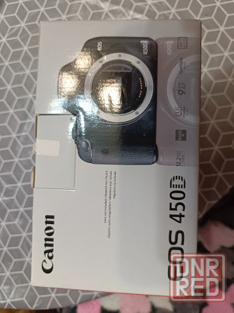 Продаю зеркальный фотоаппарат Canon EOS 450D с аксессуарами Макеевка - изображение 1