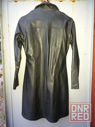 Продам пальто плащ экокожа р. 42 s Донецк - изображение 6