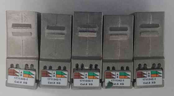 Модульное гнездо AMP [ 1711342-1 ] (Twist-6S SL, RJ-45, FTP, Кат.6 Донецк