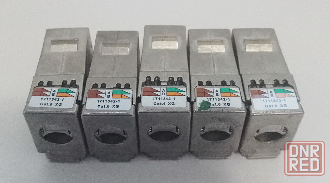 Модульное гнездо AMP [ 1711342-1 ] (Twist-6S SL, RJ-45, FTP, Кат.6 Донецк - изображение 2