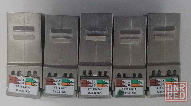Модульное гнездо AMP [ 1711342-1 ] (Twist-6S SL, RJ-45, FTP, Кат.6 Донецк - изображение 3