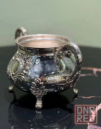 Сахарница из серебра 925 пробы. Вес 297,27 гр. Донецк - изображение 4
