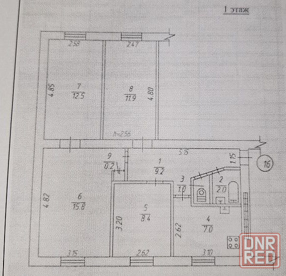 Продаётся 4-комнатная квартира, мкр. Азотный, ориентир школа 46 Донецк - изображение 1