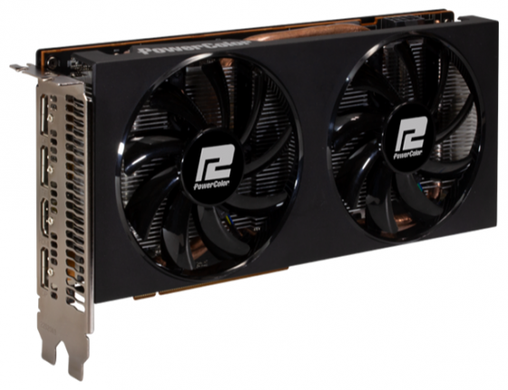 Видеокарта Powercolor Radeon Rx 5600 Xt 6gb Gddr6-14 (Axrx 5600 Xt 6gbd6-3dhv2/Oc) б/у (арт-3129) Макеевка