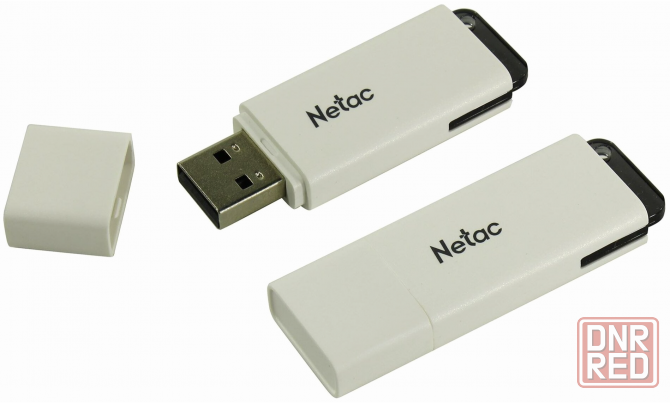 Флешка Netac 32 гб U185, белая (арт-4741) Макеевка - изображение 1