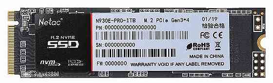 Твердотельный накопитель Ssd M.2 Nvme Netac N930e Pro (Nt01n930e-001t-E4x) 1тб (арт-2977) Макеевка