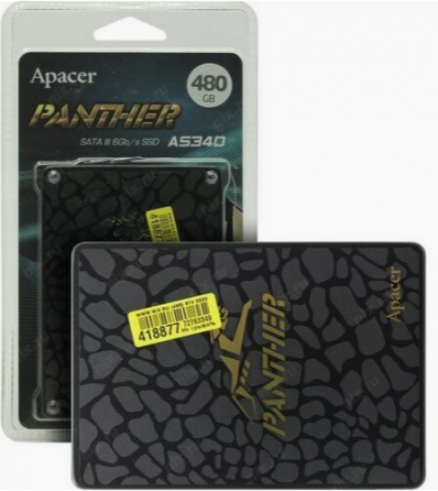 Твердотельный накопитель Apacer Panther 480 гб Sata Ap480gas340g-1 (арт-8913) Макеевка