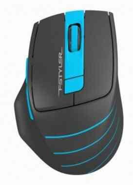 Мышь A4tech Fstyler Fg30s серый/синий оптическая (2000dpi) Silent беспроводная Usb (5but) (арт-1356) Макеевка