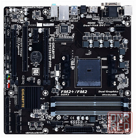 Материнская плата Gigabyte Ga-F2a78m-D3h (Rev. 3.0) б/у (арт-9948) Макеевка - изображение 1