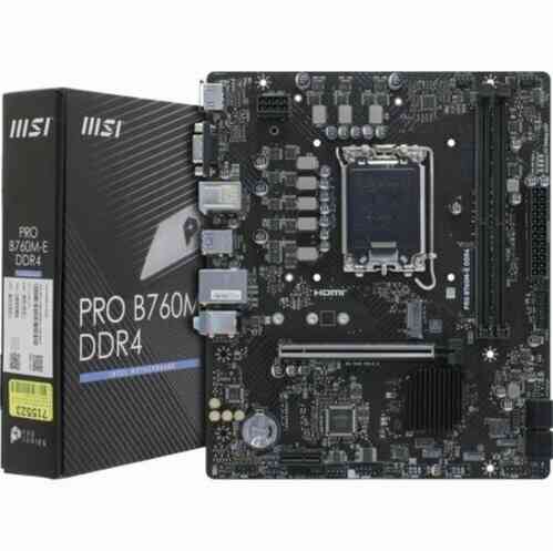 Материнская плата Msi Pro B760m-E Ddr4 Lga1700 (арт-9034) Макеевка