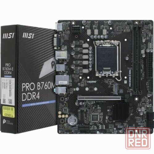 Материнская плата Msi Pro B760m-E Ddr4 Lga1700 (арт-9034) Макеевка - изображение 1