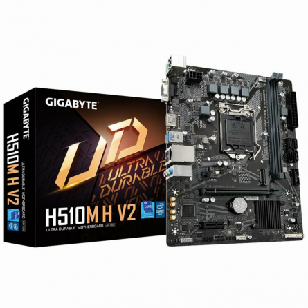 Материнская плата Gigabyte H510m H V2, Socket 1200, Intelh470, 2xddr4, Matx, Rtl (арт-6813) Макеевка