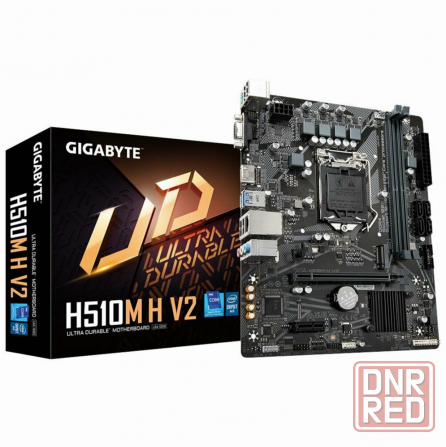Материнская плата Gigabyte H510m H V2, Socket 1200, Intelh470, 2xddr4, Matx, Rtl (арт-6813) Макеевка - изображение 1