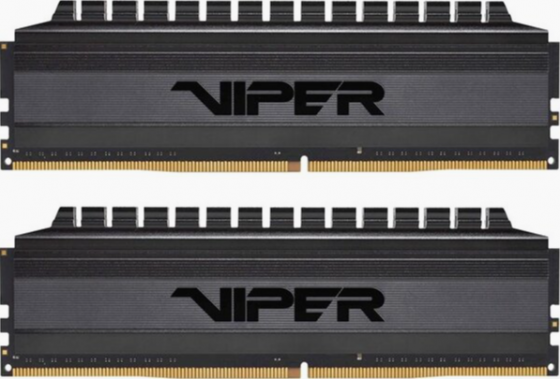 Оперативная память Dimm Ddr4 8gb 3200mhz Patriot Viper 4 Blackout (Pvb48g320c6k) (2x4gb Kit) (арт-51 Макеевка