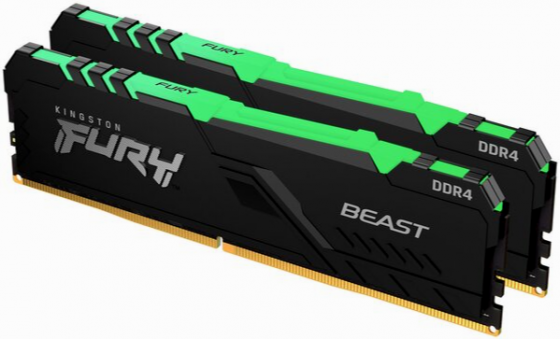 Оперативная память Dimm Ddr4 Kingston Fury Beast Rgb Kf436c17bbak2/16 (арт-8326) Макеевка