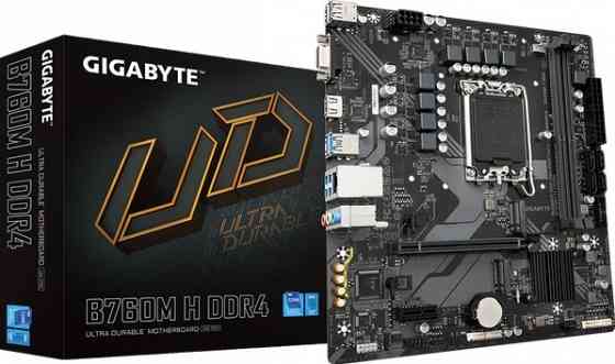 Материнская плата Gigabyte B760m H Ddr4 Lga1700 (арт-8533) Макеевка
