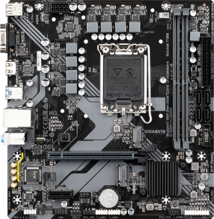 Материнская плата Gigabyte B760m H Ddr4 Lga1700 (арт-8533) Макеевка