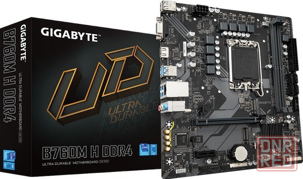 Материнская плата Gigabyte B760m H Ddr4 Lga1700 (арт-8533) Макеевка - изображение 1
