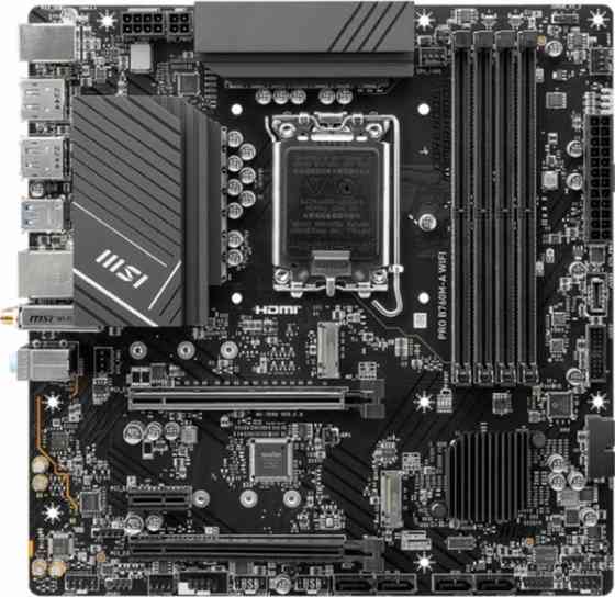 Материнская плата Msi Pro B760m-A Wifi Ddr4matx, Ret Lga 1700 (арт-8541) Макеевка