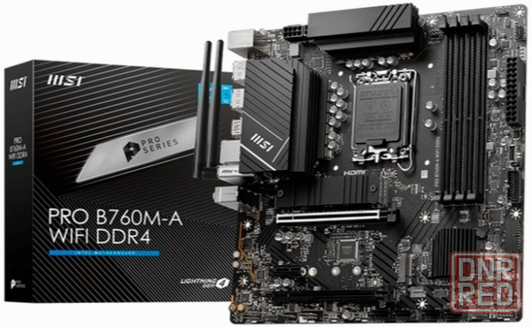 Материнская плата Msi Pro B760m-A Wifi Ddr4matx, Ret Lga 1700 (арт-8541) Макеевка - изображение 1